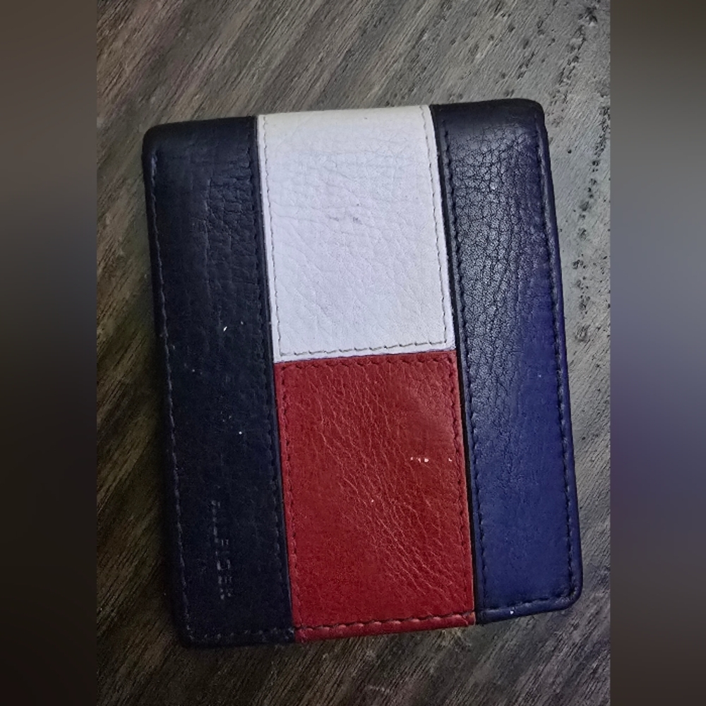 Tommy Hilfiger Red, White, and Blue Wallet